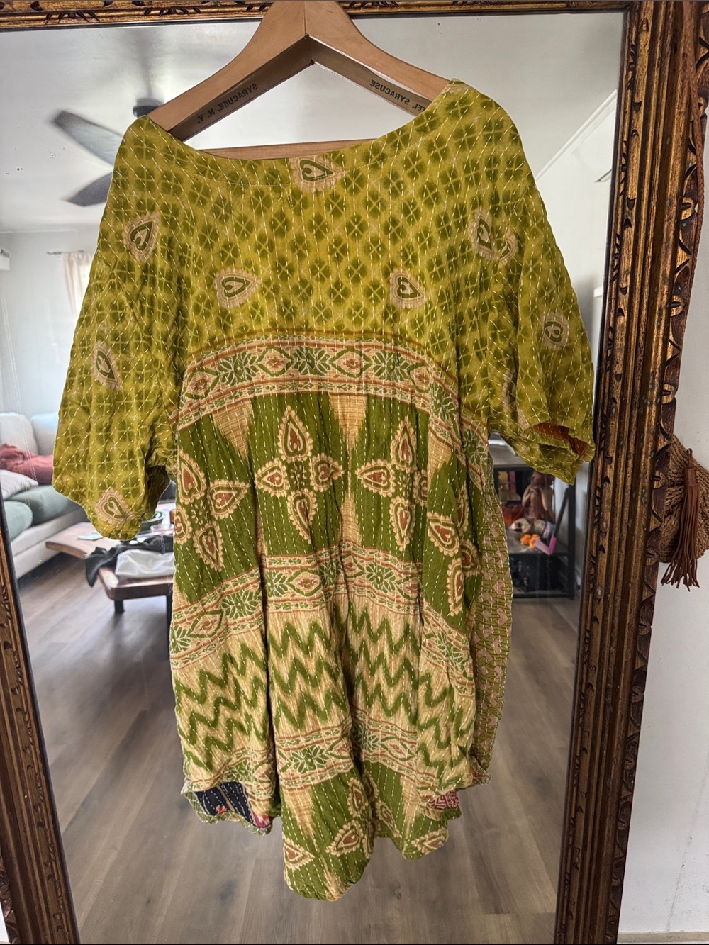 Kantha Bae Boho Tunic with Pockets - Picture 3 of 3